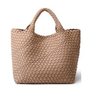 Woven Tote with Wallet